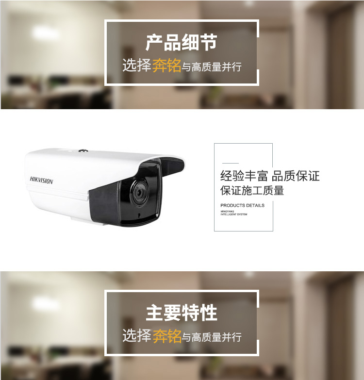 200萬網絡數字監(jiān)控攝像頭槍型(圖1)