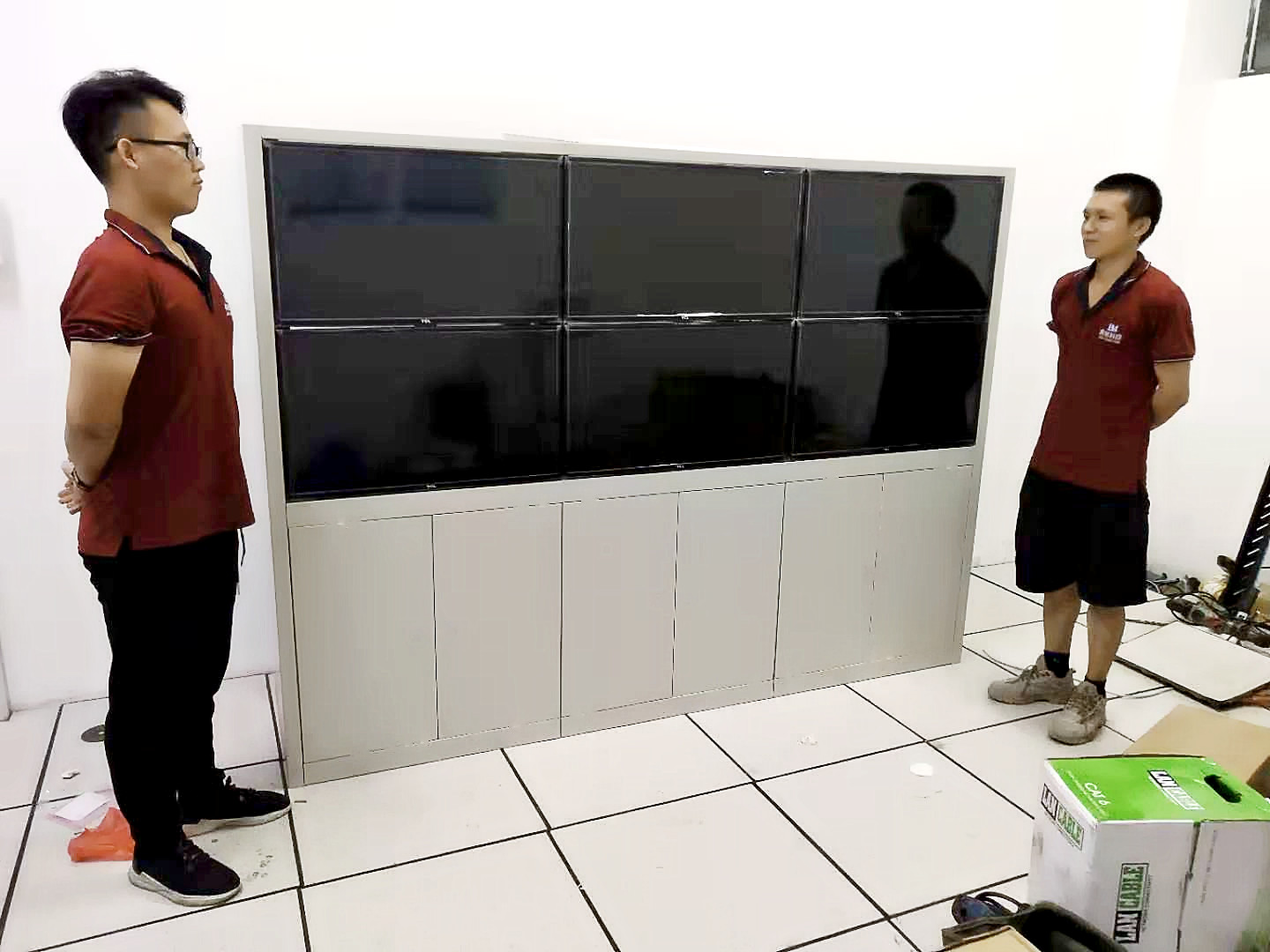 嘉興辦公樓宇拼接電視大屏及網(wǎng)絡(luò)布線系統(tǒng)(圖7)