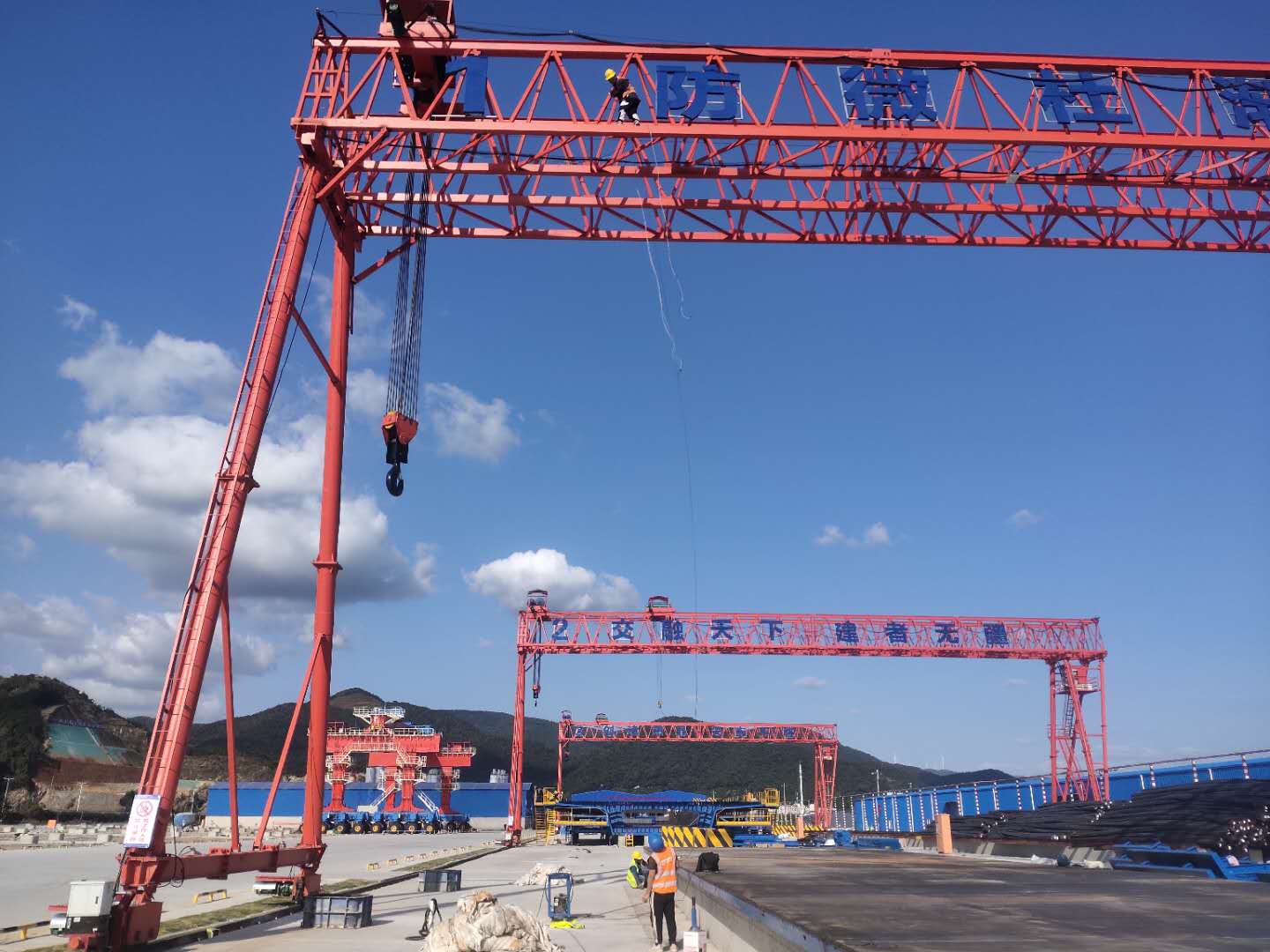 中交集團(tuán)寧波像山梁 智慧工地 《高清監(jiān)控，IP廣播系統(tǒng)》(圖1)