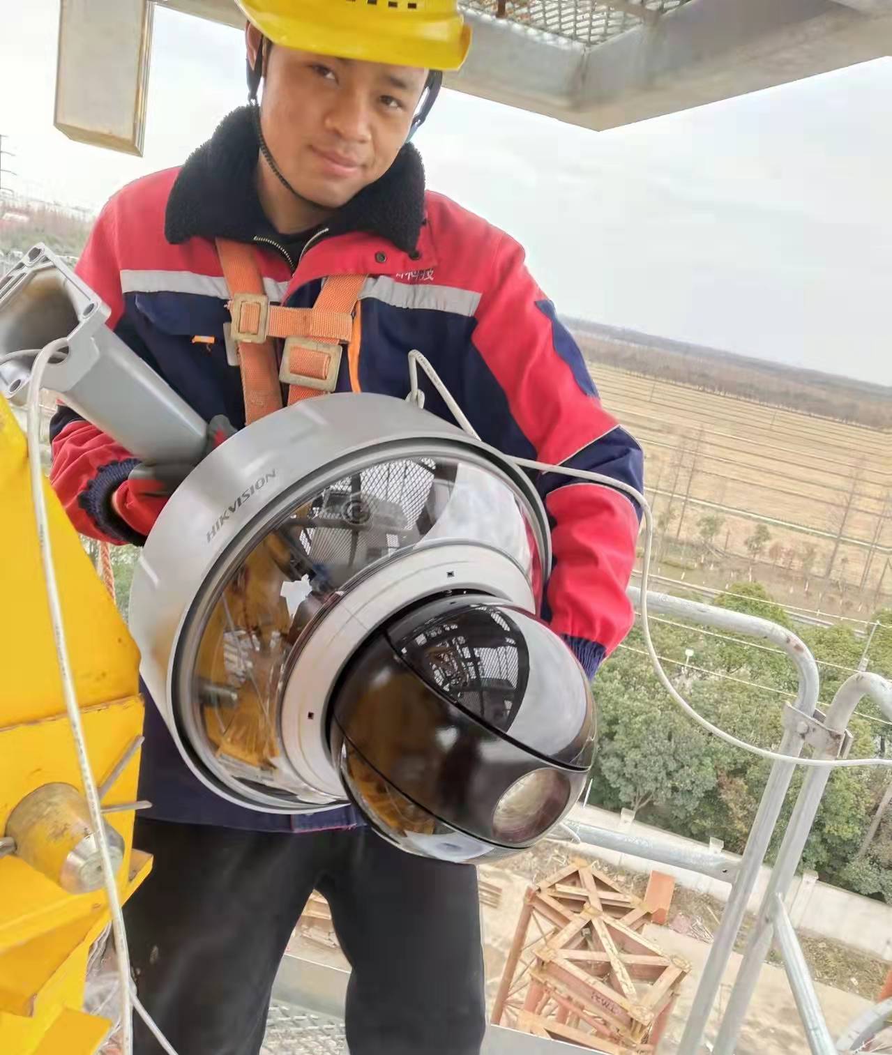    中建八局臨港足球場——高清鷹眼監(jiān)控項目(圖5)