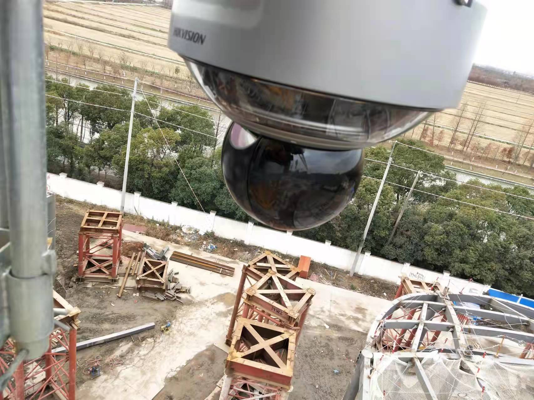    中建八局臨港足球場——高清鷹眼監(jiān)控項目(圖6)