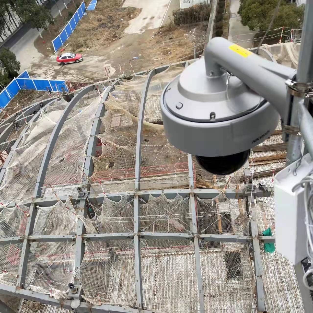    中建八局臨港足球場——高清鷹眼監(jiān)控項目(圖8)