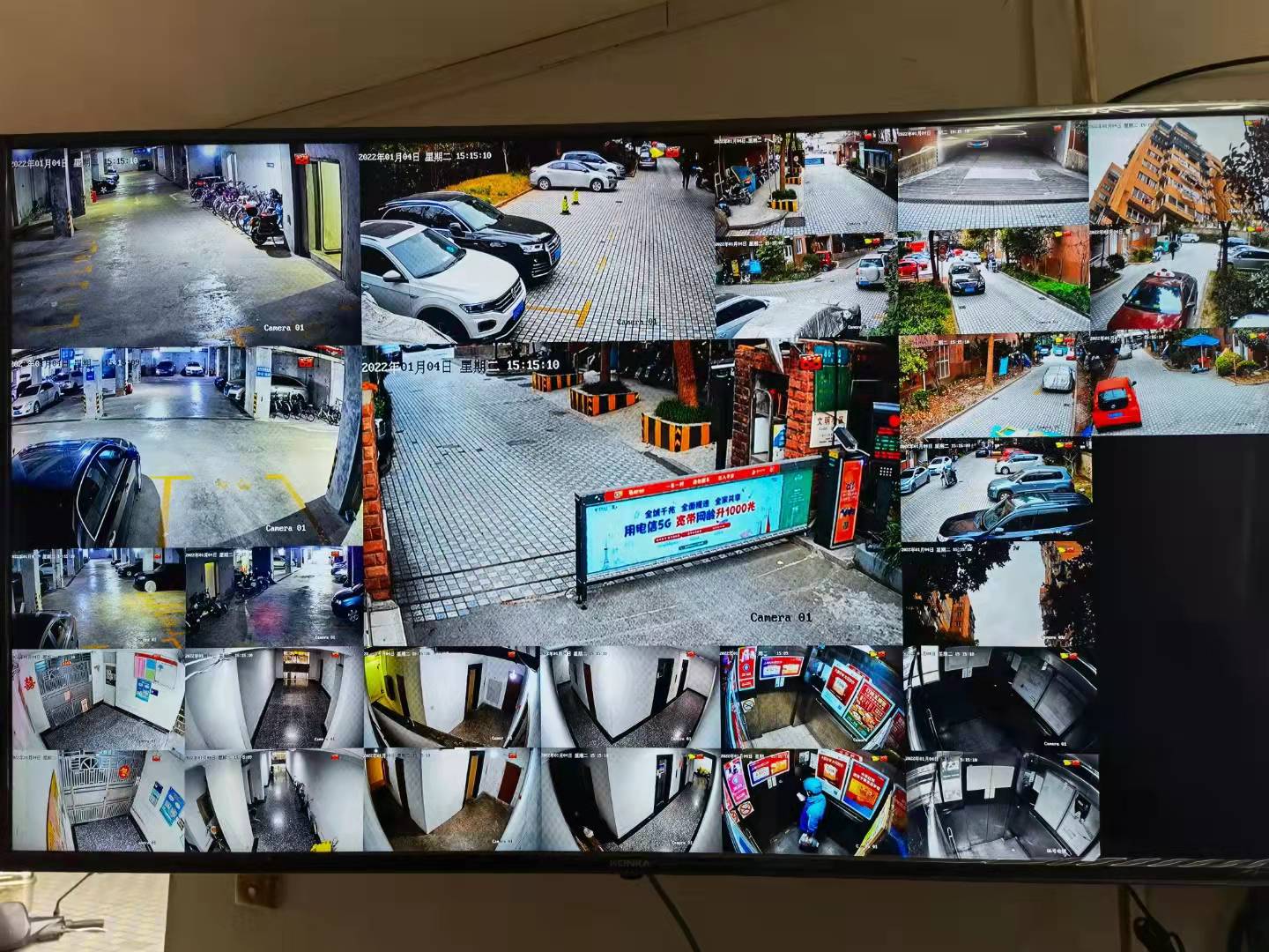 上海楊浦區(qū)小區(qū)《全彩高清監(jiān)控28路》項目(圖10)