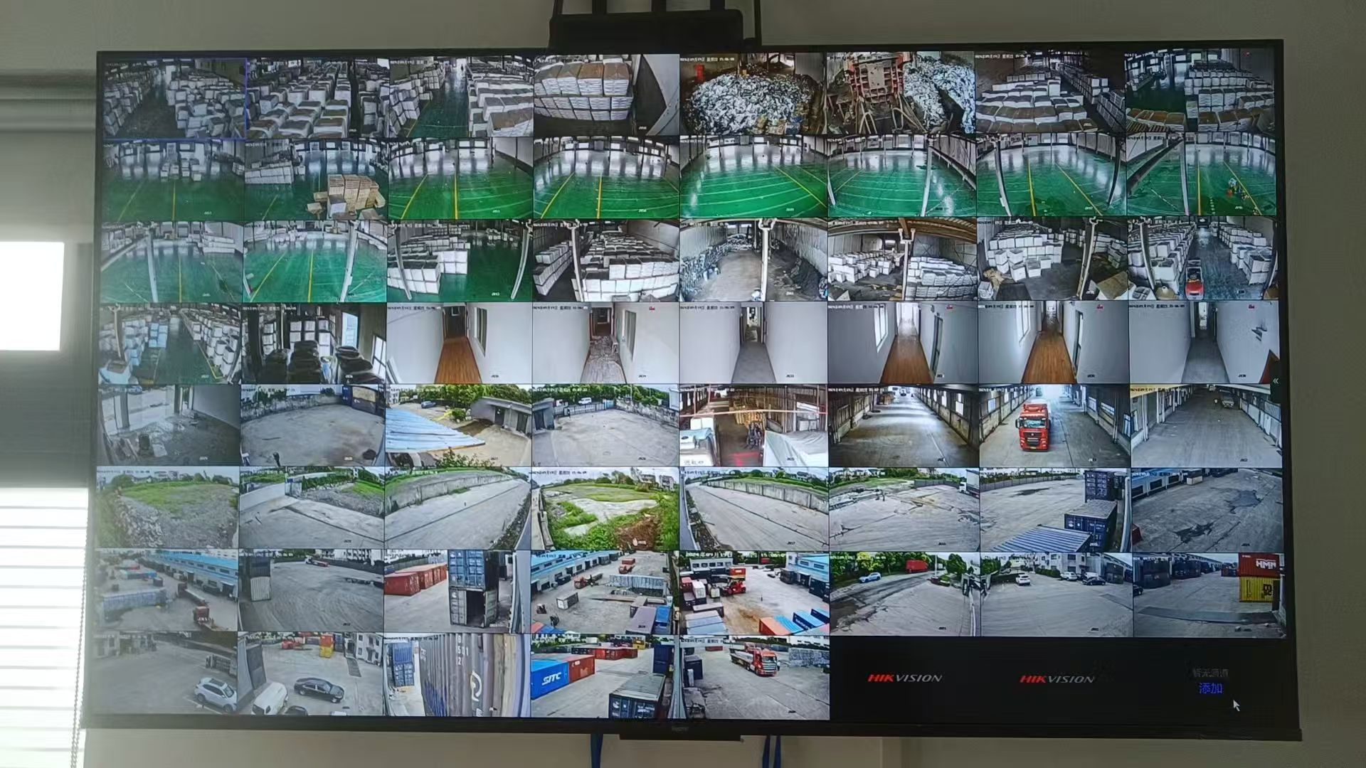 某國(guó)際物流奉賢平海路倉(cāng)《600萬(wàn)全彩高清監(jiān)控系統(tǒng)》安裝(圖8)